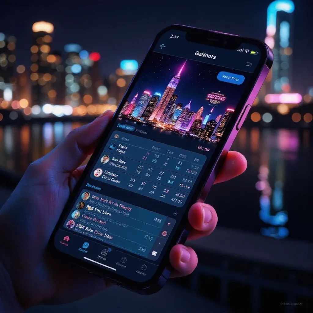 Neon Betting Interface